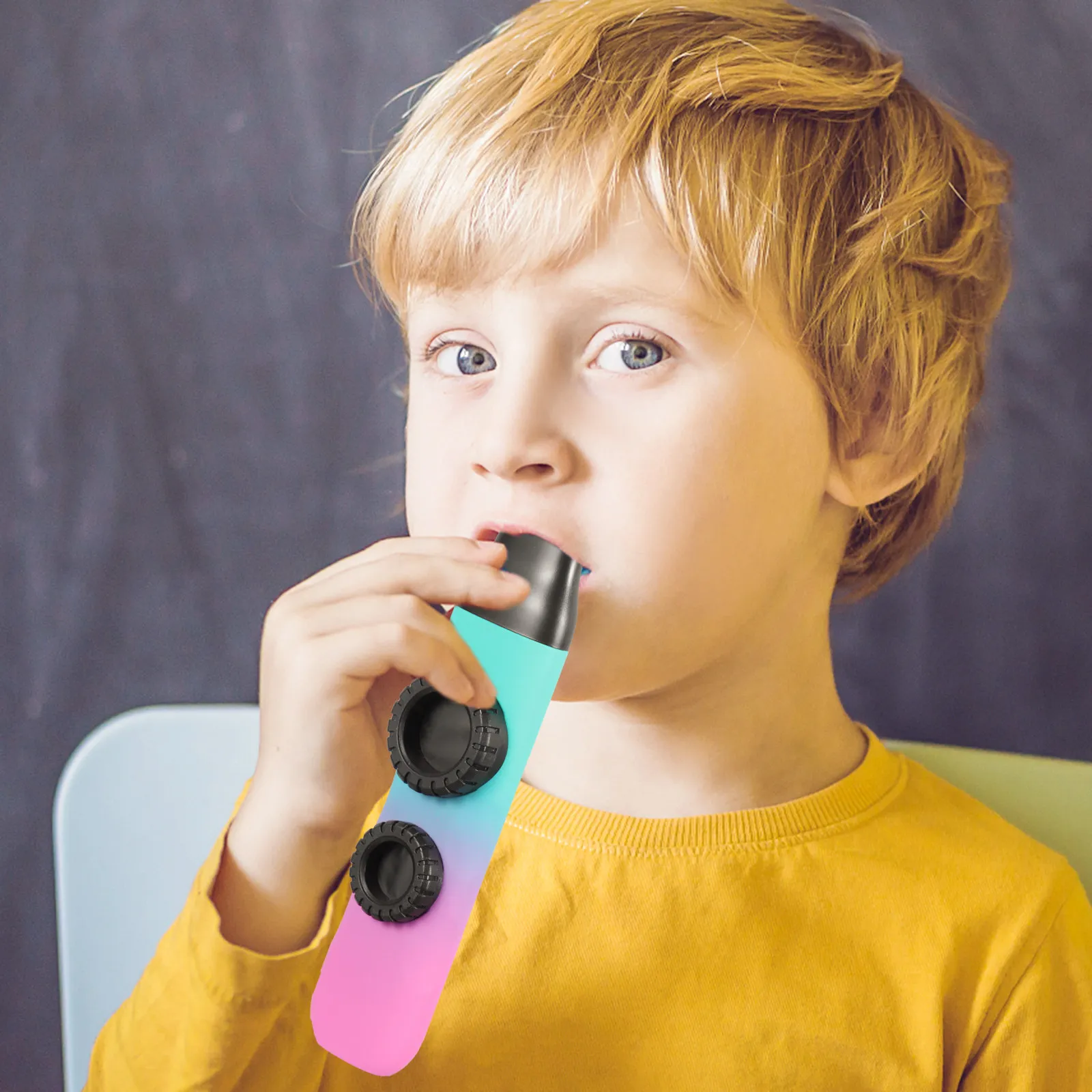 1 Juego de Kazoo de Doble Orificio, Instrumento Bucal Portátil de Alta Calidad, Colores Brillantes, Fácil de Usar, para Niños y Adultos, Compañero Musical para Guitarra y Ukelele