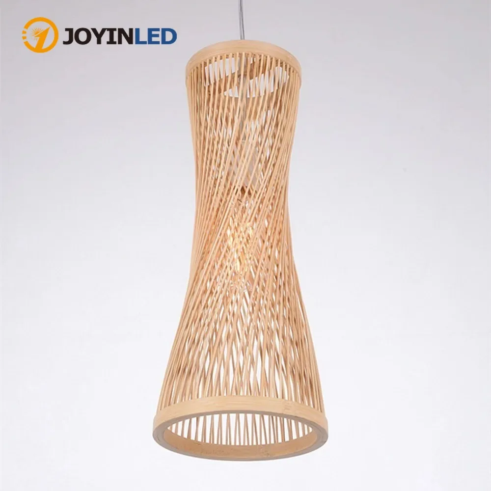 

Подвесной светильник JOYINLED из бамбука, люстра, ручной работы, для ресторана, столовой, для помещений