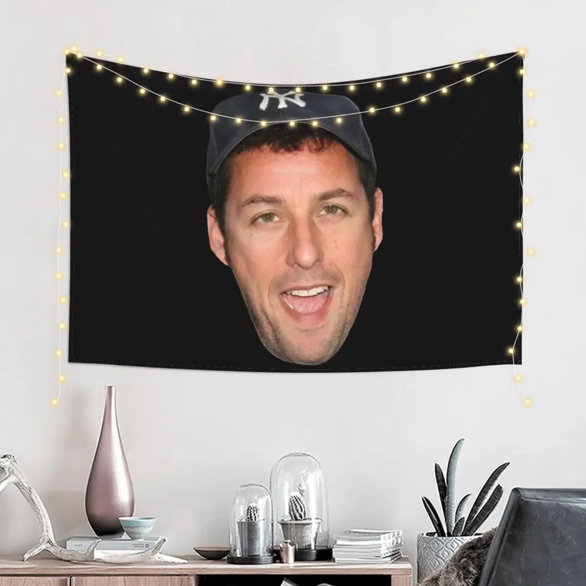 Adam Sandler s Face Tapestry Wall Tapestries Anime Decor Tapestry