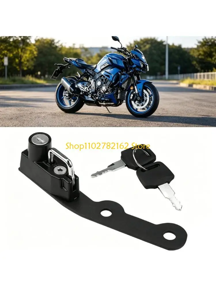 Bloqueio anti-roubo capacete aço carbono premium 547B para YZF R25 2014-2020 MT03 2015-2020 Design à prova ferrugem