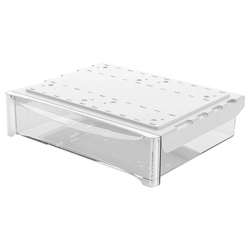 The Drawer Under The Table Has A Beam That Can Be Raised, Invisible Desk Storage Dormitory Home Storage Box  Stationery Holder