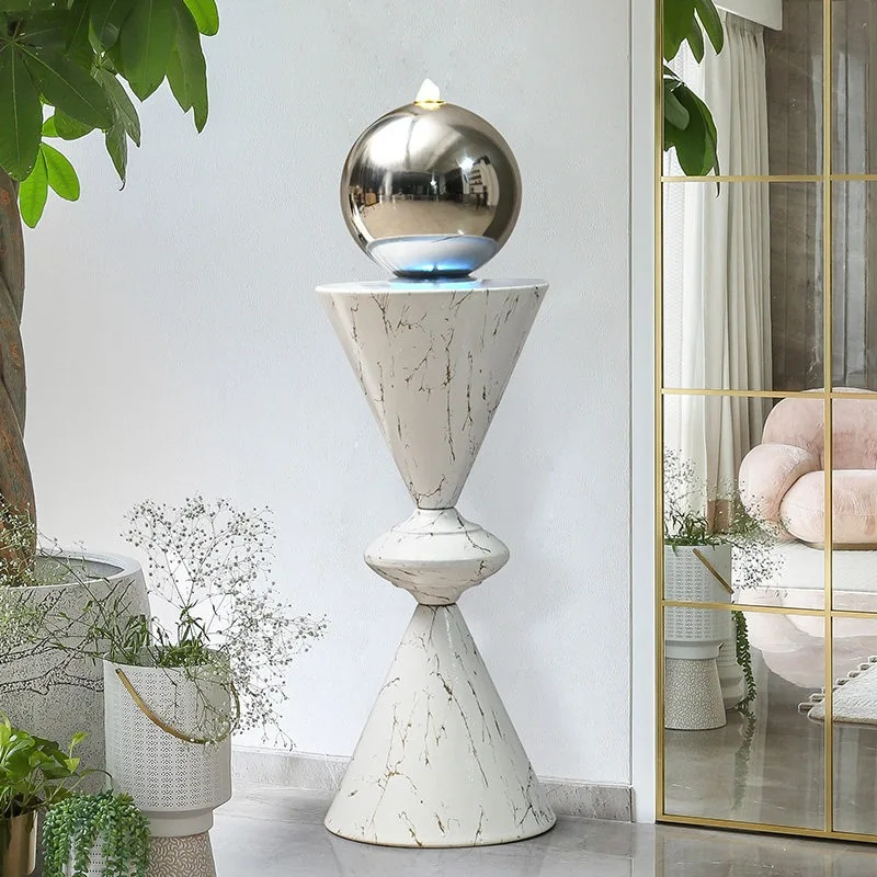 Minimalist and Modern Fountain Fountain Creative Ornament for Home Decoration
