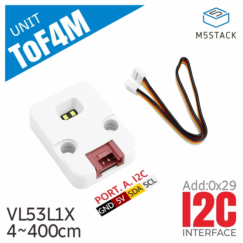 M5Stack Official Time-of-Flight Distance Unit (VLX53L1X)