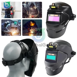 Welding Helmet Automatic Dimming Welding Mask Large View True Color Auto Darkening Welding Facemask for Arc Welding