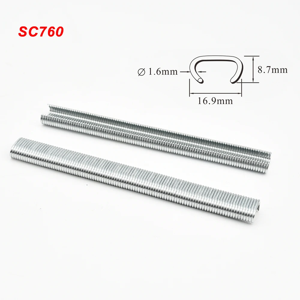 10000PCS/18000PCS C-type Nails C Ring Nail for SC7E / SC7C / SC760B C17 C24 Iron Galvanized