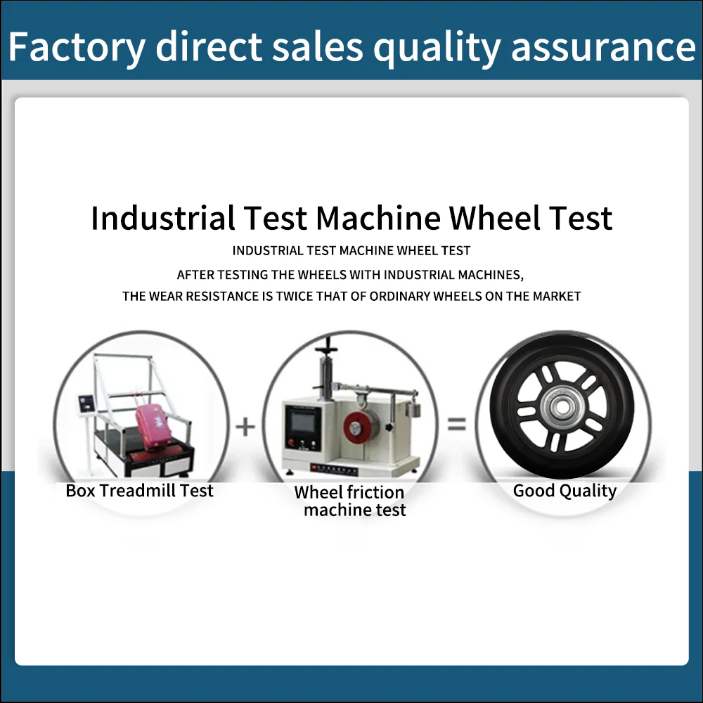 Resistente ao Desgaste Substituição Mudo Roda, Trolley Case, Acessórios De Bagagem, Reparação De Rodízio