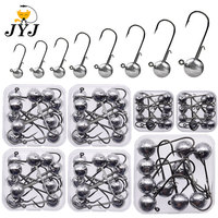 JYJ 2g 3g... 20g 10Pcs a box Rigging head hook for fishing soft worm lure bait , Bass pike perch fishing jig head hook