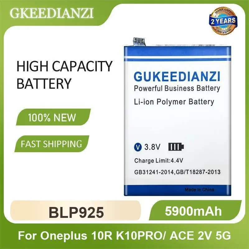 Battery For OnePlus 10 Pro 10R K10Pro ACE 2V 5G 10T ACE Pro BLP899 BLP925 BLP945 High Capacity