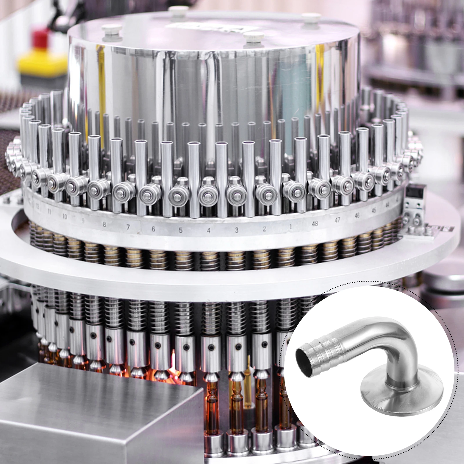 

Фитинг для санитарного шланга из нержавеющей стали, 90-градусный коленчатый зажим, адаптер для трубы, быстроразъемный изгиб, соединительное соединение для шланга