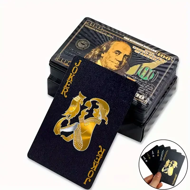 Playing Cards, Waterproof Playing Cards & Flexible Poker Cards With Box, Great For Party,/Thanksgiving Day/Christmas Gift