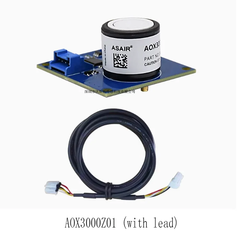 Lead-free oxygen sensor module charged chemical oxygen battery AOX3000Z01