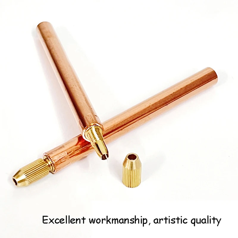 1Set Battery Spot Welding Pen Handheld Copper Belt 3mm Core DIY Point Touch Pen Thread Fixed For Battery Spot Welding Tools