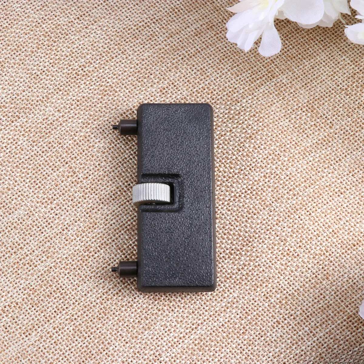 

Watch Adjustable Back Case Opener Black Sturdy Watchmaker Holder Tool for Repair Replacement Waterproof Watch Repair