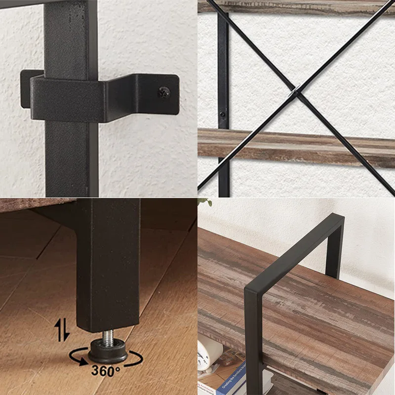 Kitchen floor-to-ceiling multi-functional storage microwave oven oven storage rack
