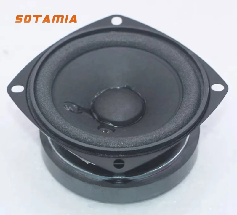

Акустическая система SOTAMIA, 1 шт., 3-дюймовый широкополосный динамик высокого качества, 4 Ом, 20 Вт, с поролоновой обмоткой, длинноходный, для домашнего кинотеатра