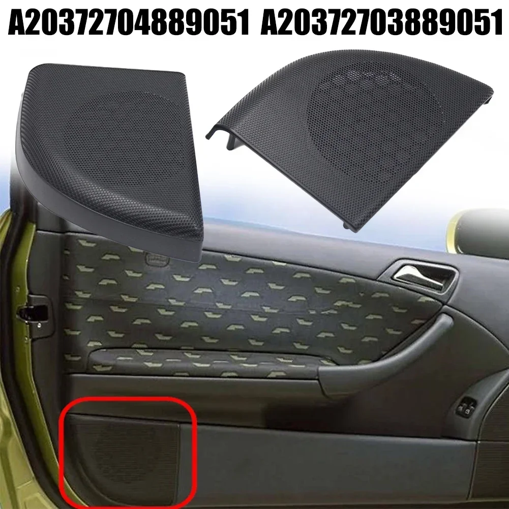 2pcs Car Left + Right Hand Door Speaker Cover A20372704889051 A20372703889051 For Mercedes-Benz CL203 C Class Coupe