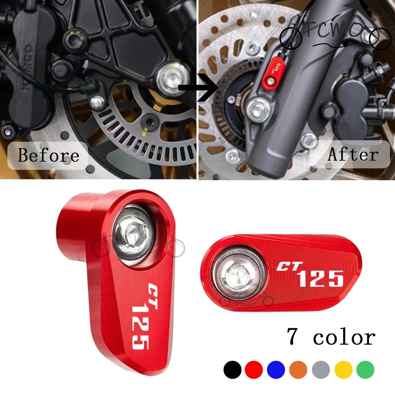 

For HONDA CT125 CT 125 Hunter Cub 2012-2026 Motorcycle CNC Aluminum Rear Wheel ABS Sensor Guard Protection Cover Accessories