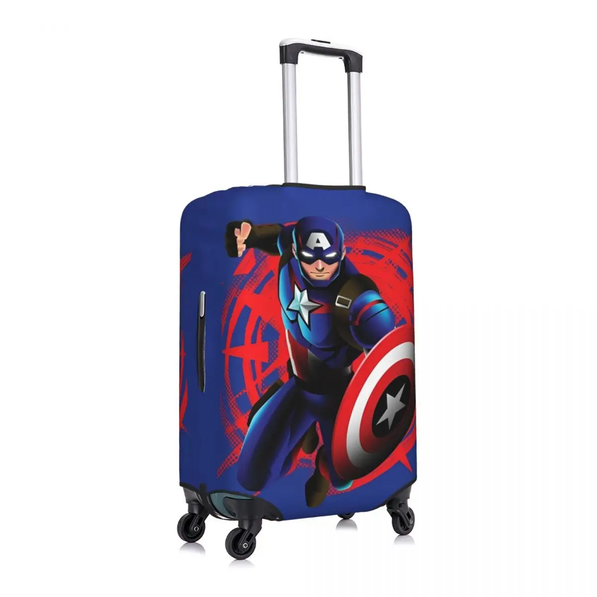 Captain America 3D Printing Suitcase Cover Fashion LOGO Travel Protection Vacation Useful Luggage Accesories