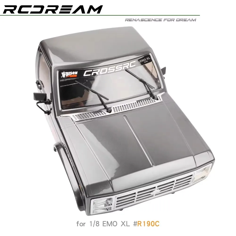 RCDream EMO XL Big Wild Bull parabrisas delantero rejilla de disipación de calor inferior salida de agua de lluvia hoja decorativa de metal #   R190C
