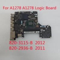 Placa base Original A1278 para Macbook Pro 13 ""placa lógica A1278 i5 i7 2011 2012 año EMC 2419 EMC 2554 820-2936-B 820-3115-B