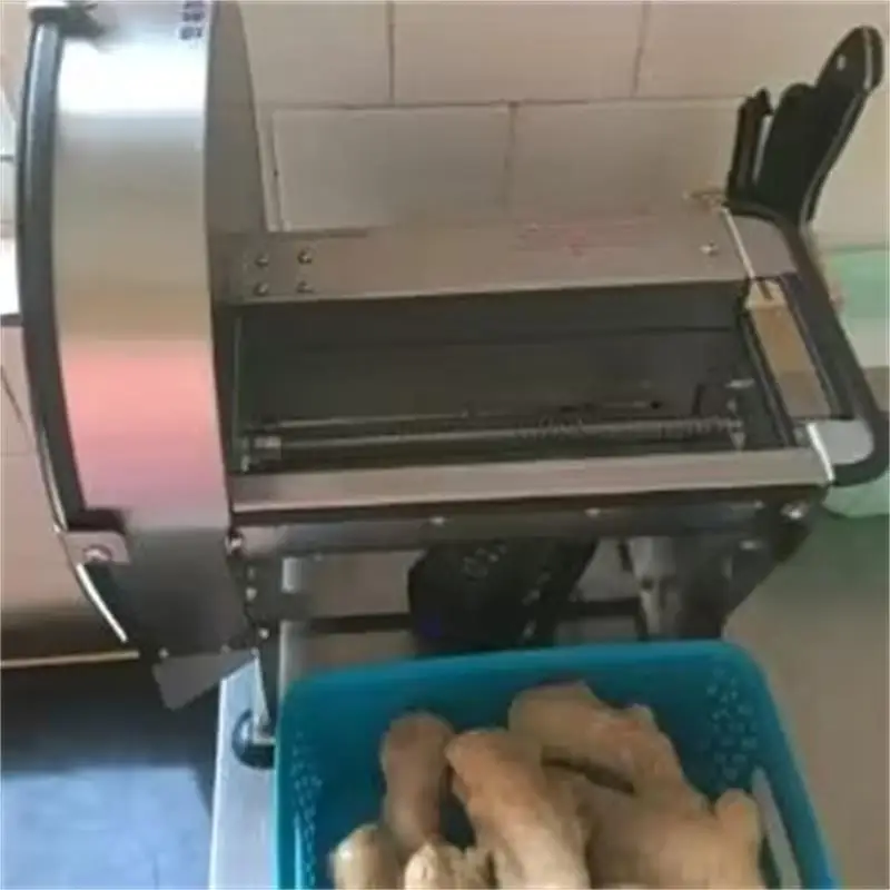 Electric Vegetable Cutter Stainless Steel Commercial Adjustable Automatic Fruit Shredder Slicer