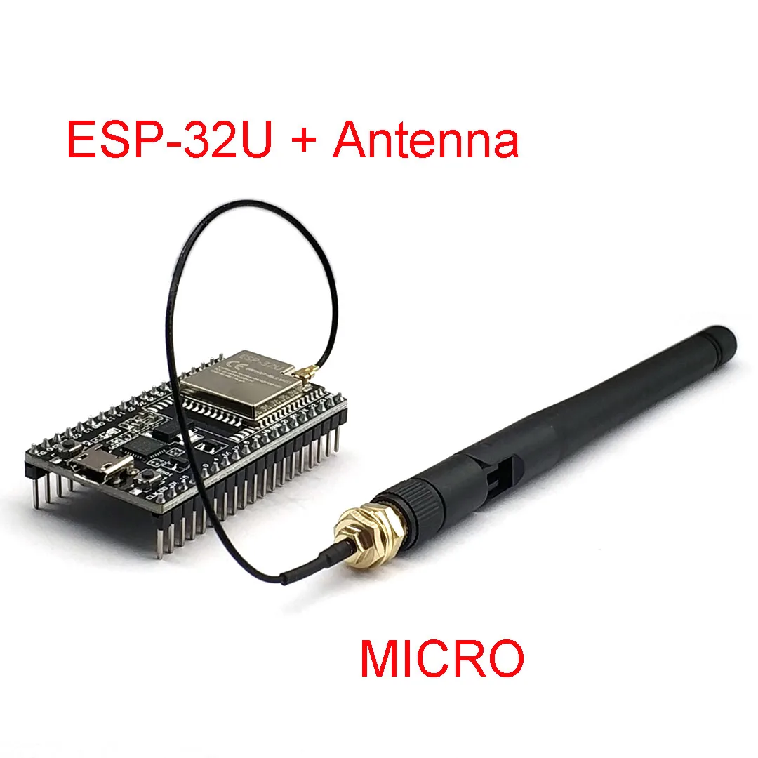 ESP32 DevKitC WIFI + Bluetooth-Entwicklungsplatine WIFI-Modul mit 2,4 G-Antenne Optionales ESP32-Entwicklungsboard