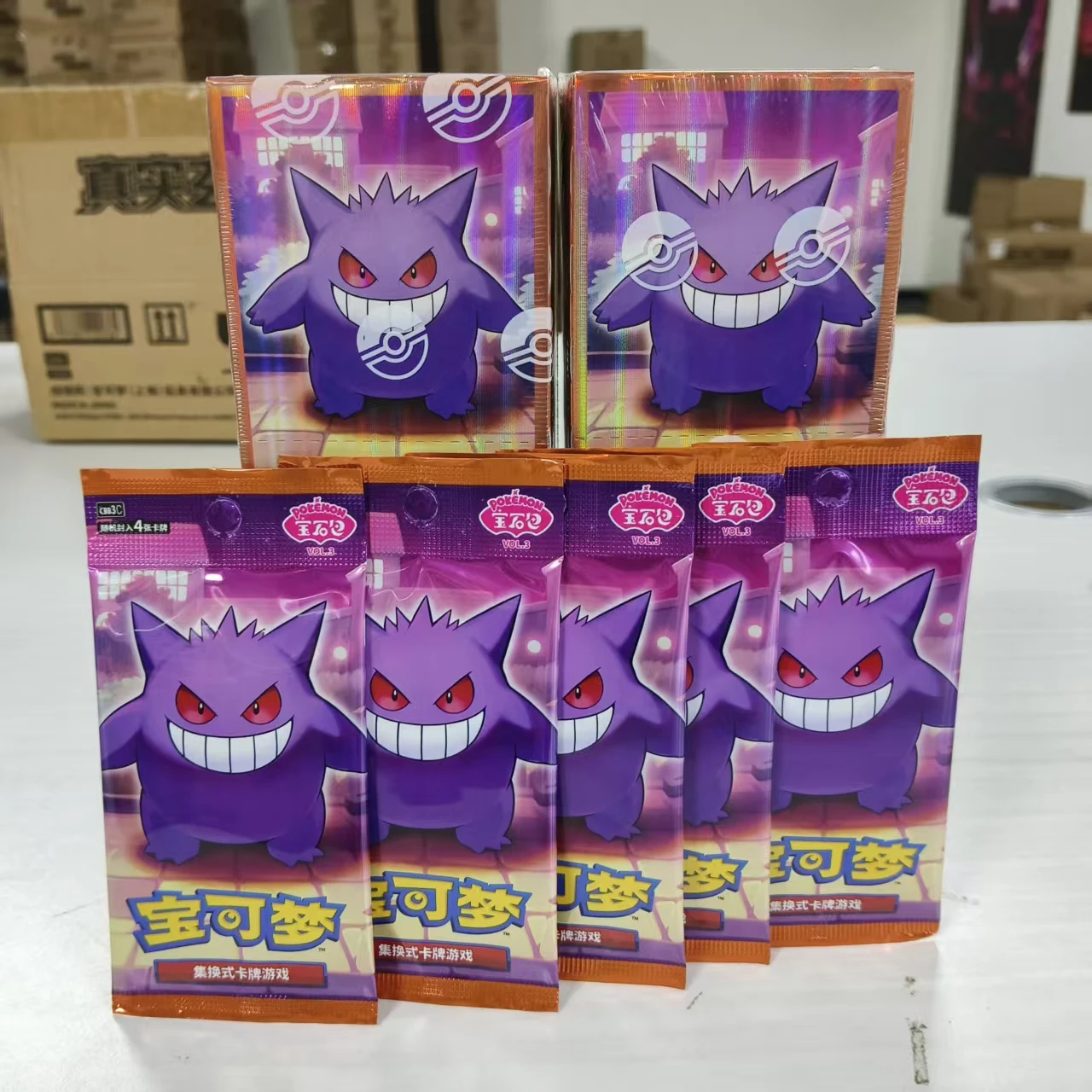 Authentic Pokemon Gem Pack Vol.3 Scarlet & Violet China Pokemon Trading Card Game (PTCG) Boxed Series Toy Collection