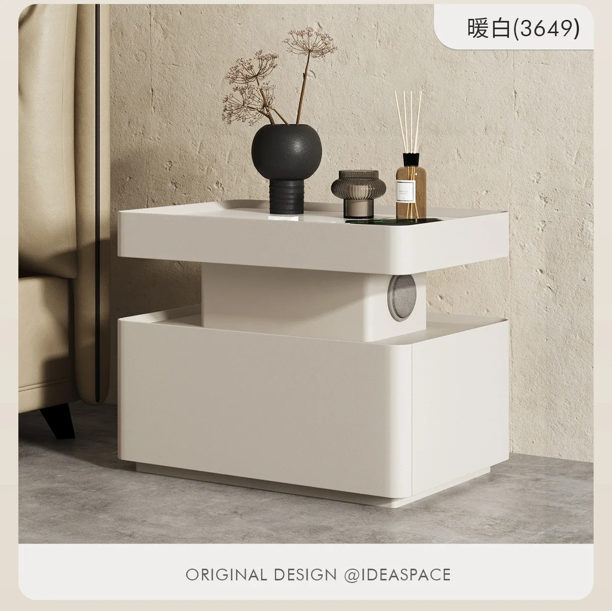 CX smart bedside table light luxury high sense minimalist surprise bedroom bedside table
