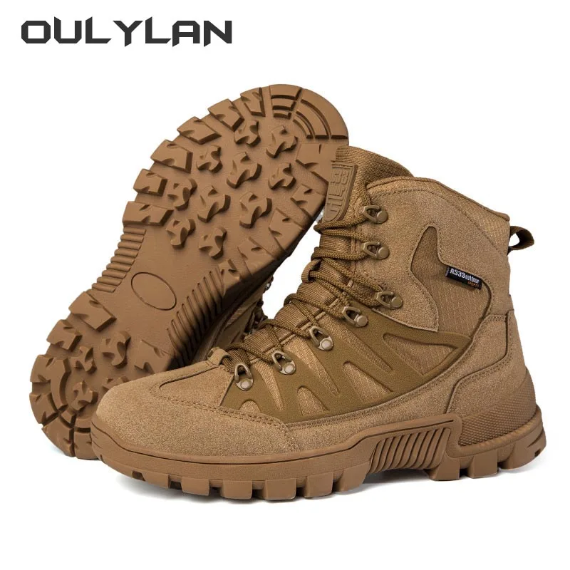 

Tactical Desert Boots Men Military Hiking Boots Special Force Training Combat Ankle Shoes Army Sports Men's Sneakers Work Boots