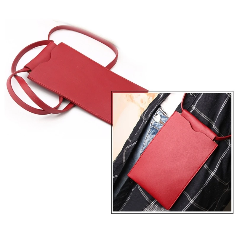 Conveniente moderno saco crossbody ombro único sacos telefone couro PU para entusiastas esportes