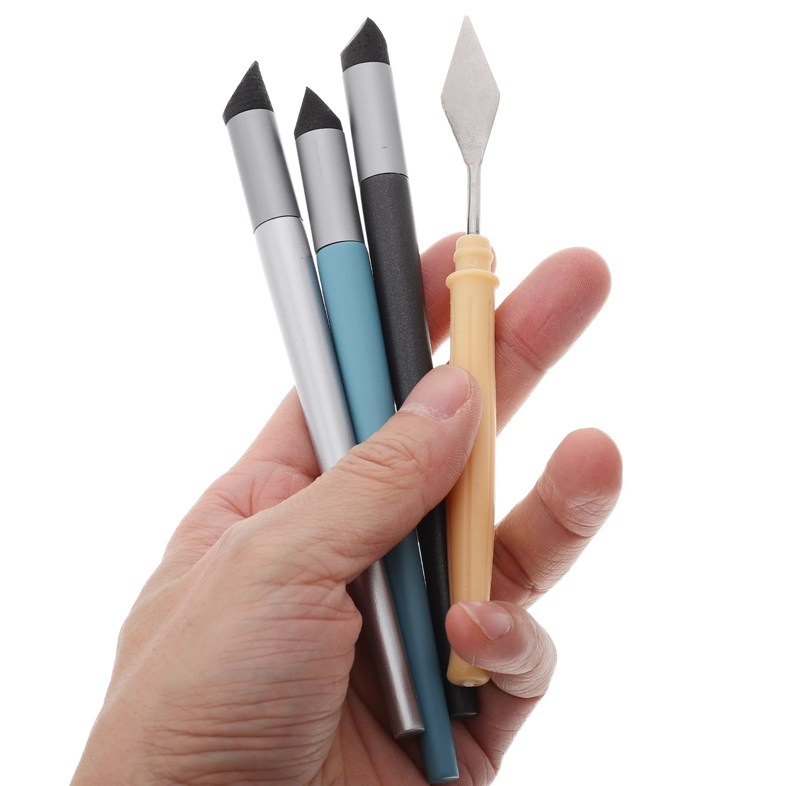 

Oil Pastel Rub Pen Blending Sponge for Drawing Artist Artists Paint Brush Brushes Manual