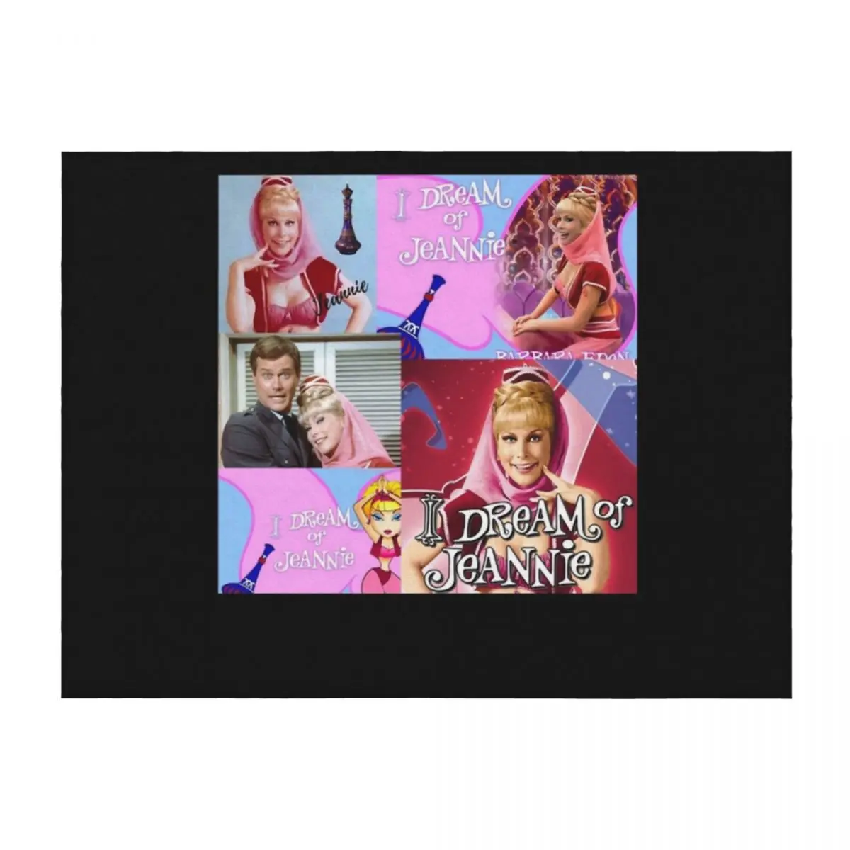 

Funny Gift For Dream of Jeannie Retro Vintage Throw Blanket Comforter Bed Fashionable Personalized Gift heavy to sleep Blankets
