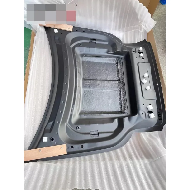 For Land Rover Defender Aluminum Alloy Carbon Fiber Engine Hood Front  Cover Protector Exterior Decoration Accessories