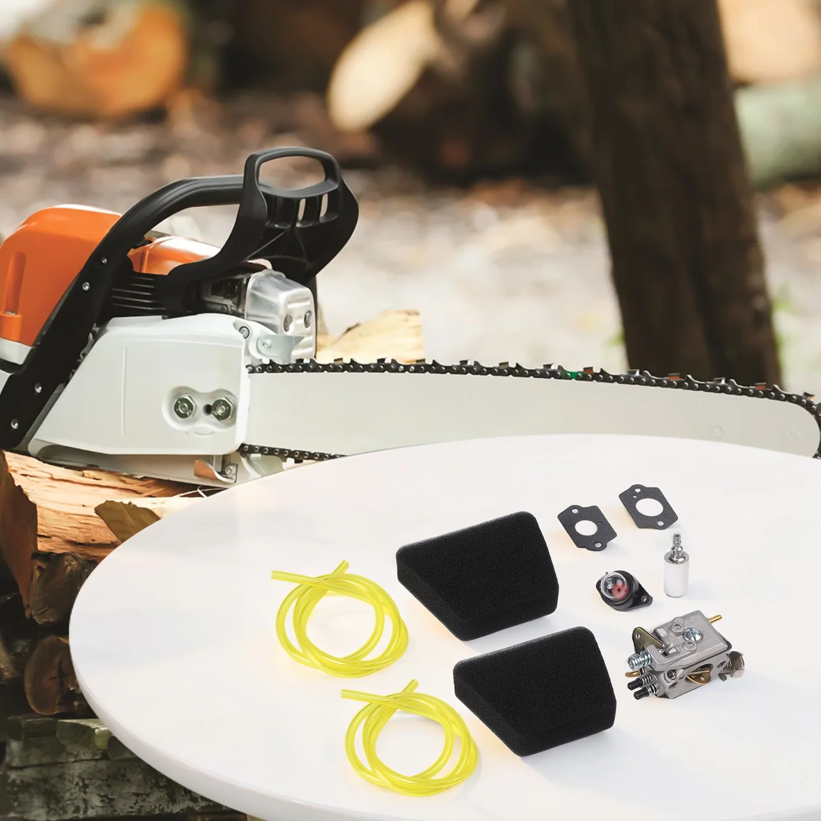 

Chain Saw Replacement 42CC Carburetor Gardening And Lawn Care Compatible With Multiple Models Compatible Carburetor For Chainsaw