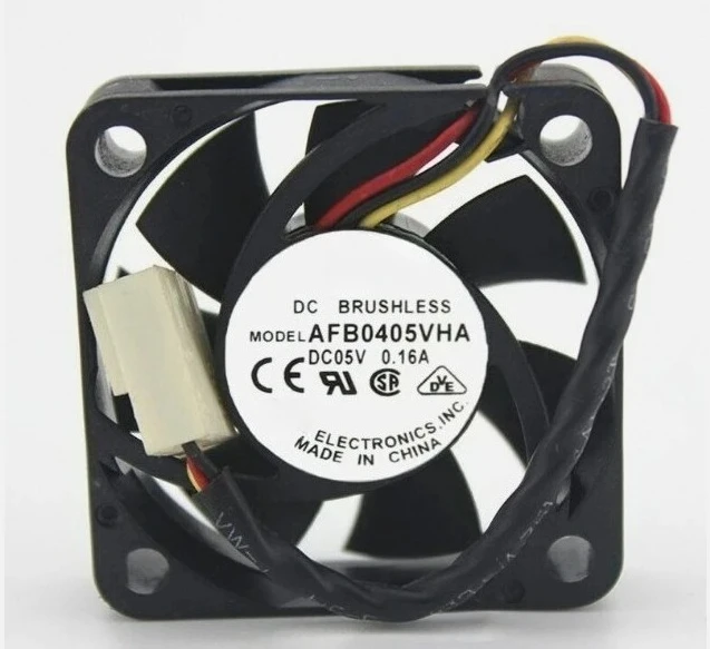 Brand New Original AFB0405VHA DC 5V 0.16A 40X40X10Mm 2-Wire Server Cooling Fan Fast Delivery