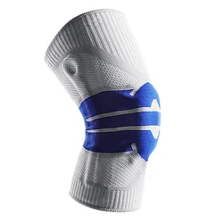 1 pezzo cinturino per ginocchiera completo in Silicone Pat ella supporto mediale forte protezione a compressione del menisco cuscinetti sportivi cestino da corsa