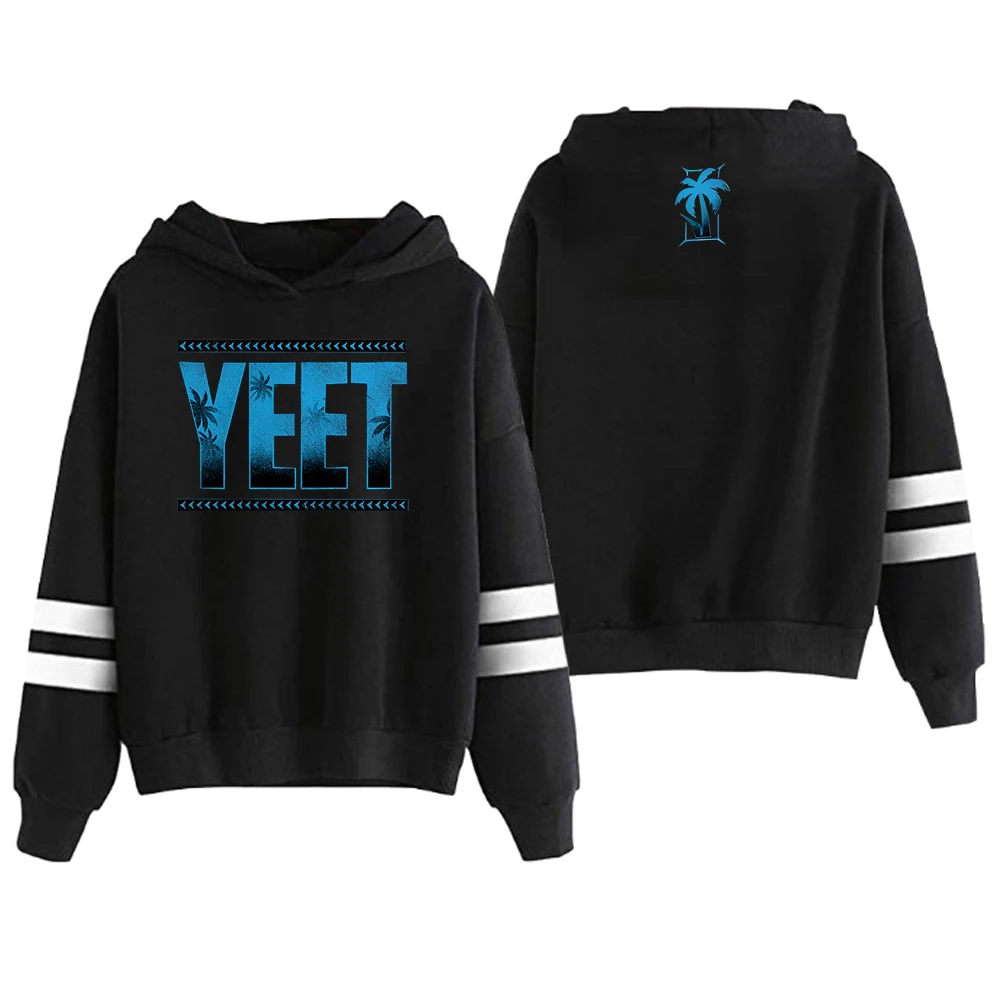 

Jey Uso Yeet Hoodie Pocketless Parallel Bars Sleeve Streetwear Women Men Hooded Sweatshirt Fashion Clothes