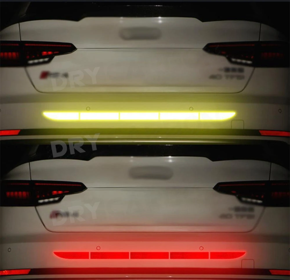 Reflective Car Sticker Reflective Warning Safety Tape Anti Collision Night Warning Reflective Sticker for Automobile Trunk 90cm
