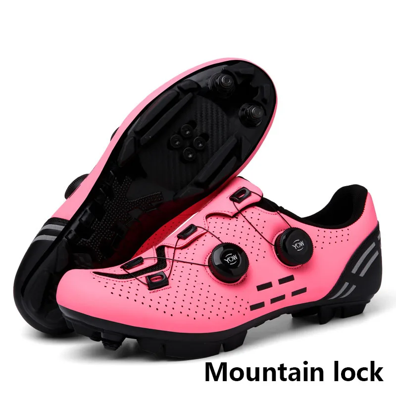 Mtb Men Racing Bike Shoes Road bicycle shoes Self-Locking Speed Bicycle Sneakers Mountain Road Cycling Footwear Women Spd Cleats