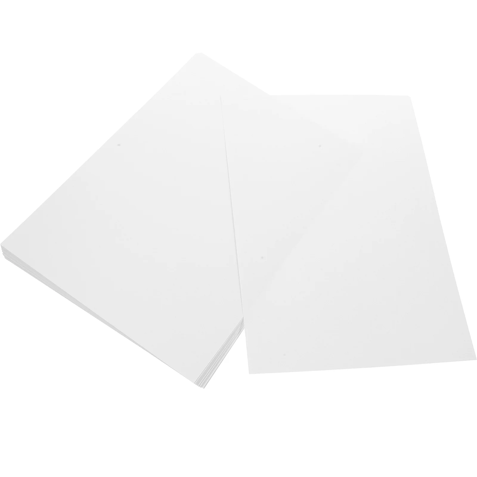 Card Papers Heavyweight Black Cardstock A4 Cardboard Hand-painted Sketch for DIY Craft White