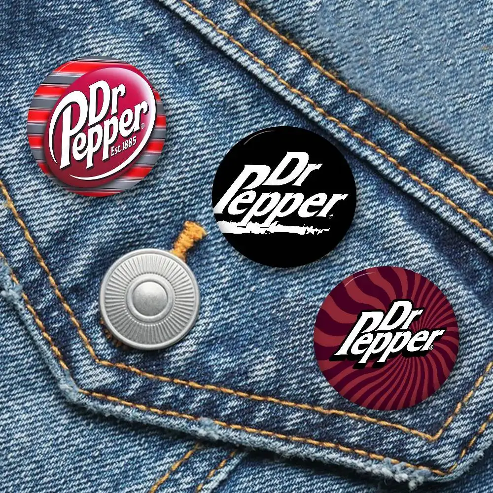 

D-Dr P-Pepper Cartoon New Brooches Soft Button Pin Funny Silly Gnarpy on A Skateboard Meme Badge Gamer Collection Gifts