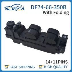 Nevosa DF74-66-350B Front Left Driver Door Window Master Switch Glass Lifter For Mazda 2 M2 2007-2013 DF7466350B DF74-66-350
