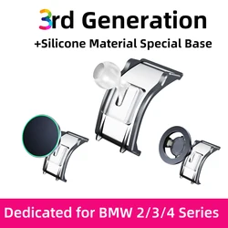 2020-2025 For BMW 2 3 4 Series G20 G22 G26 Magnetic Z4 Car Phone Holder Wireless Charger Gravity GPS Stand Interior Accessories