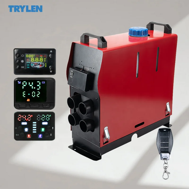 

Complete Accessory Kit Boat Car Motorhome Truck 5KW 12V 24V 110V 220V Parking Diesel Heater With LCD Display