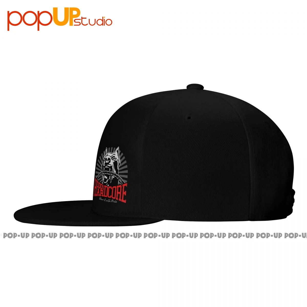 100 Hardcore Dog 305206060 Gabber Techno Partyoutfit Snapback Cap Baseball Caps