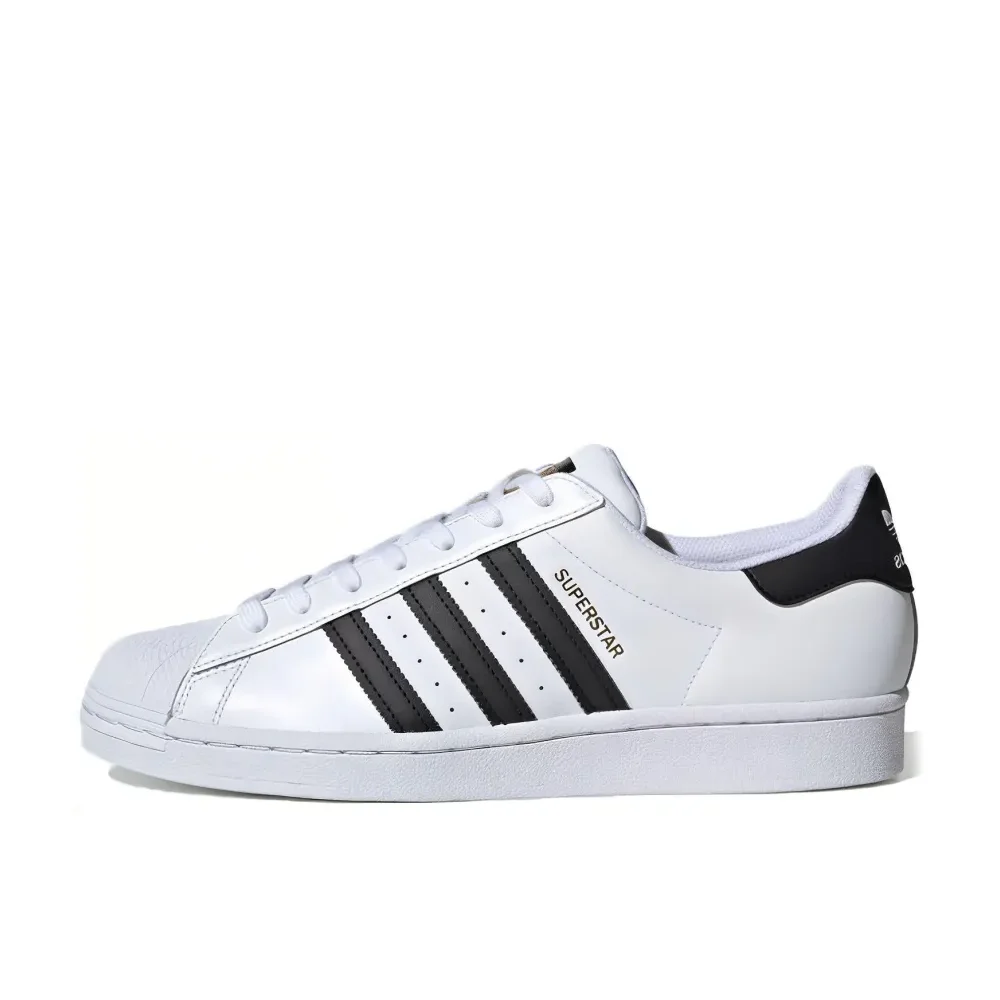 Adidas original superstar pria wanita kasual sepatu skateboard klasik hitam putih olahraga luar ruangan nyaman sneaker lari