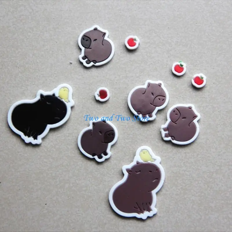 

HX6F Capybara Mold DIY Epoxy Resin DIY Crafts Casting Mold Jewelry Pendant Moulds