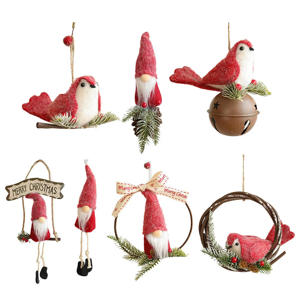 Creative Artificial Pigeon Bird Shape Christmas Tree Pendant Christmas Decoration Pendant Alien Decorative Pendant