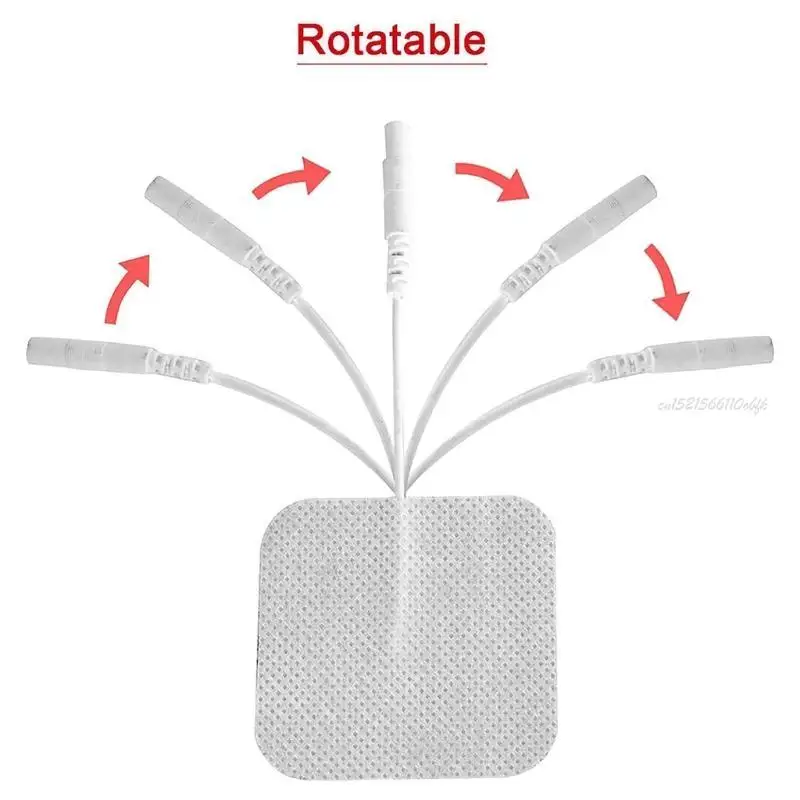 27RB 20 ชิ้น TENS ITECTRODE PADS NON WOVEN CLOTH ASHESIVE TENS Electrodes 2 "x 2"