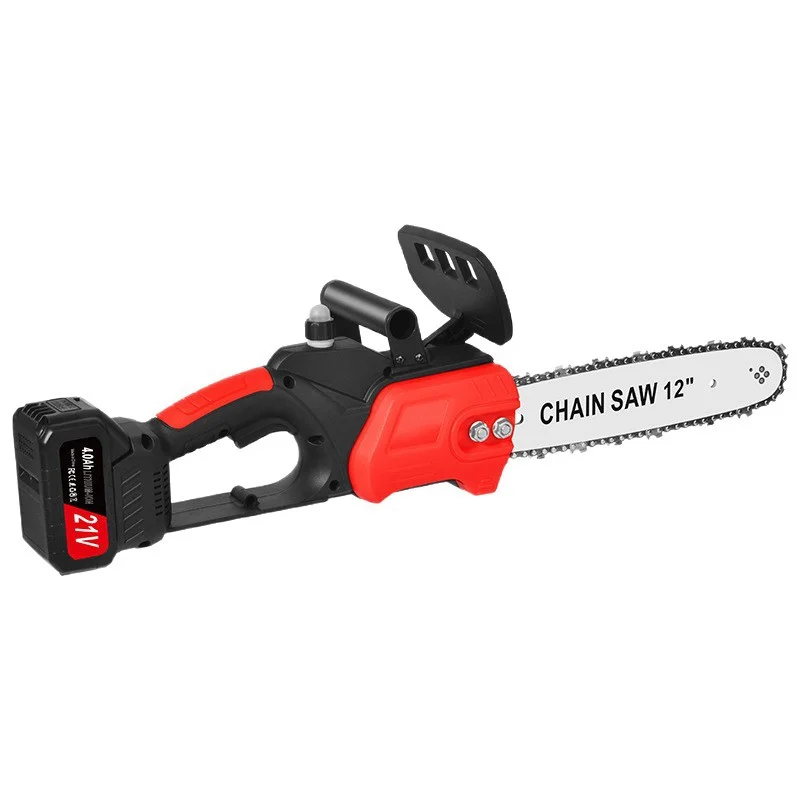 

High Power Cordless Chainsaw Lithium Battery Handheld Electric Saw for Tree Cutting Wood Cutting Outdoor Logging Tool